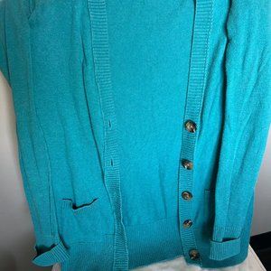 Teal Mossimo Supply Co. Cardigan Small